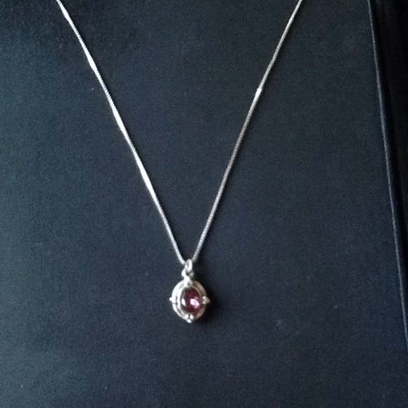 SOLD AMETHYST IN ITALIAN 925 STERLING SILVER. - Picture 3 of 4